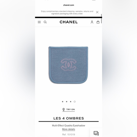 Chanel February 2026-limited edition denim dream palette - Picture 4 of 8